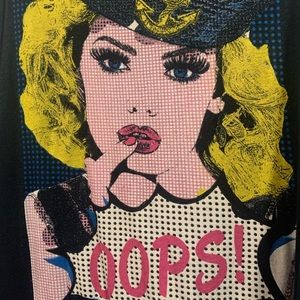 Gorgeous black soft tank top. New with no tags. Large 28 inArm to pit 18 in